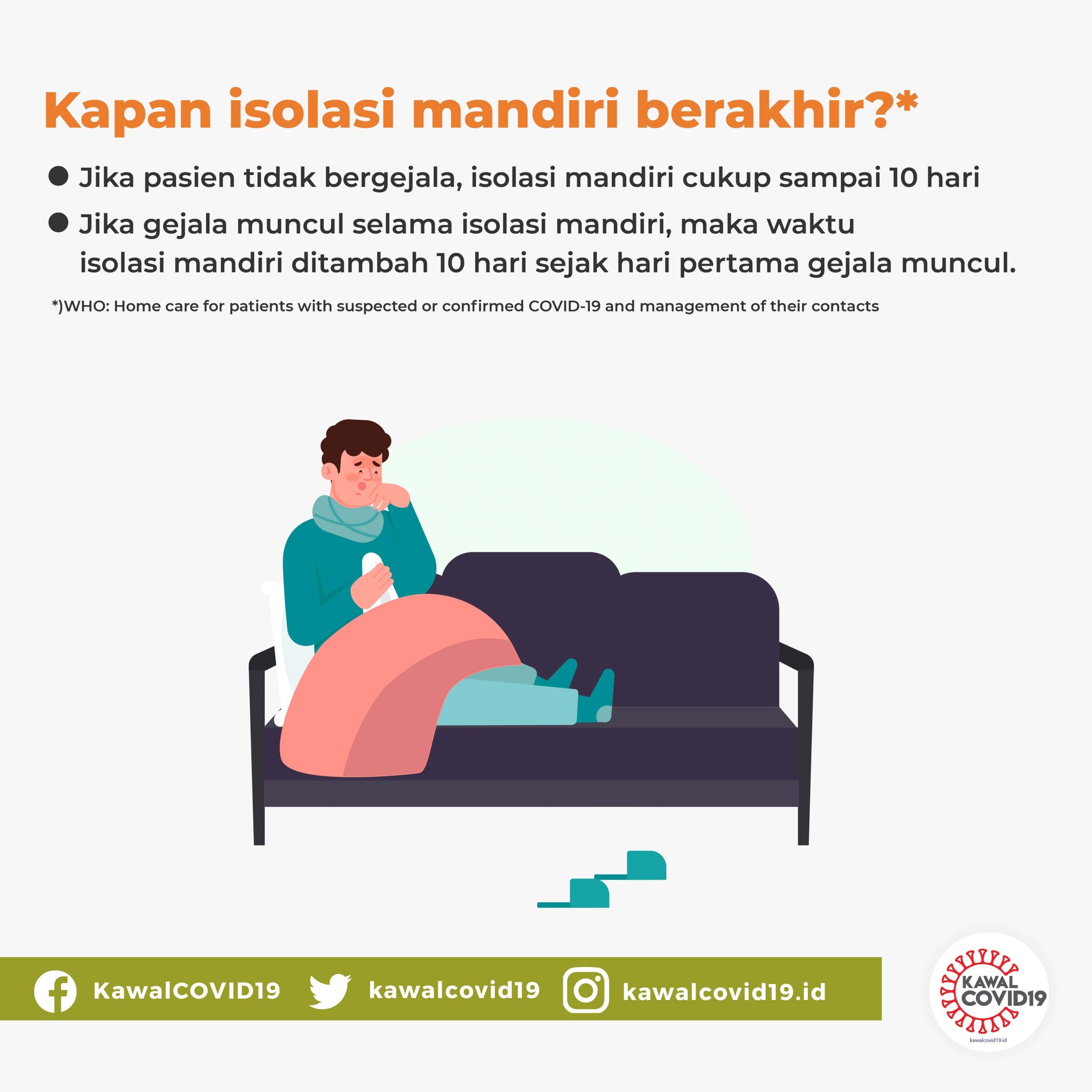 Panduan Isolasi Mandiri | KawalCOVID19